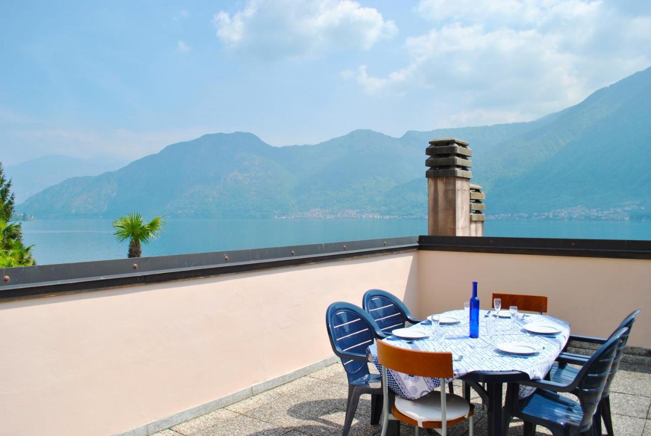 Ferienwohnung Loft With Big Terrace Lake View Sala Comacina Exterior foto