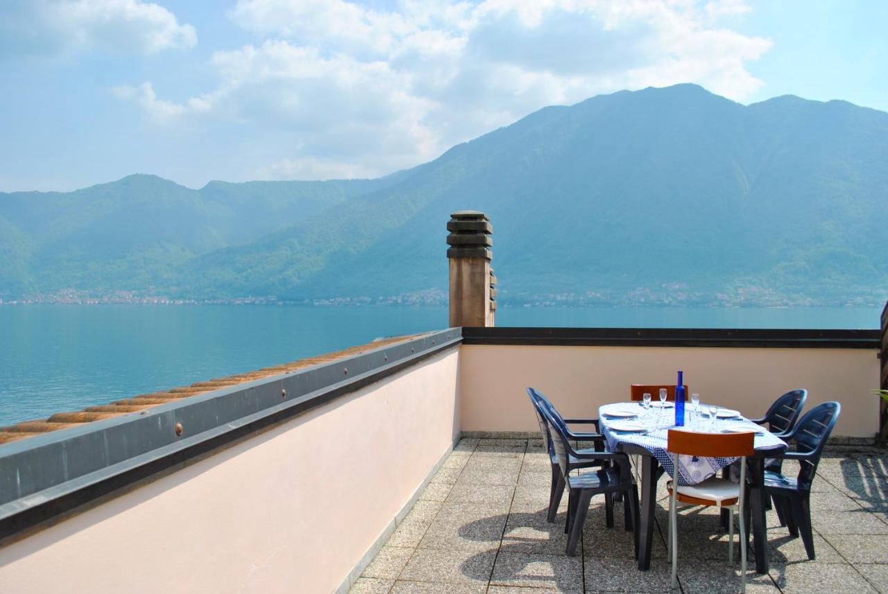 Ferienwohnung Loft With Big Terrace Lake View Sala Comacina Exterior foto